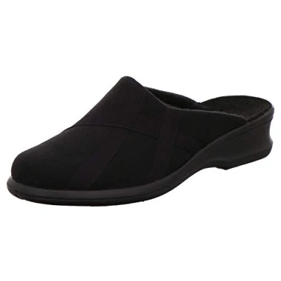 Afbeelding van Rohde Dames Pantoffel Muil 2500 90 Zwart Maat 6 (39)