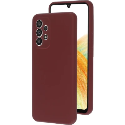 Afbeelding van Mobiparts Silicone Cover Samsung Galaxy A33 5G (2022) Plum Red