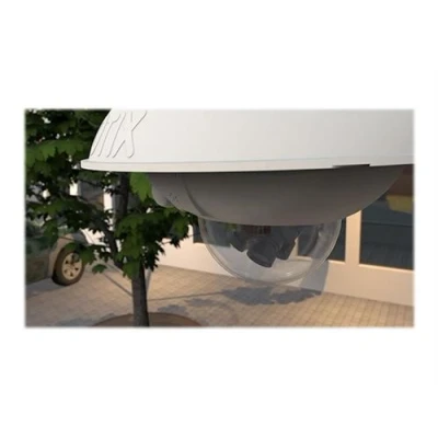 Image de MOBOTIX DualDome D16B F 6D6N036 Caméra de surveillance réseau dôme extérieur à l&#039;épreuve du vandalisme / résistant aux intempéries couleur (Jour et nuit) 2 x 6 000 pixels 6144 2048 Focale fixe audio LAN 10/100 MJPEG, H.