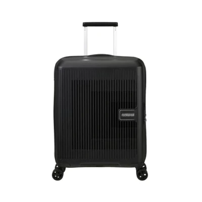 Afbeelding van American Tourister Aerostep Spinner 55 Exp black Harde Koffer