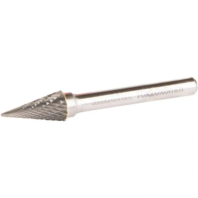 Afbeelding van Makita B 52847 Freesstift Hardmetaal Spitse kegel Afmeting, Ø 10 mm Werklengte 20 Schachtdiameter 6 1 stuks