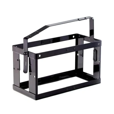 Afbeelding van BW® Houder voor brandstofjerrycan van metaal, jerrycan 10 liter, gemaakt in Europa