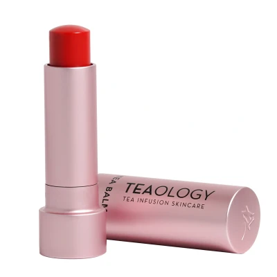 Afbeelding van Teaology Cherry Tea Lip Balm Happy Red Lipstick Beautytasting