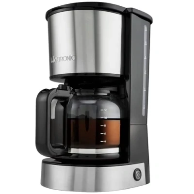 Afbeelding van Clatronic KA 3808 Koffiezetapparaat RVS Capaciteit koppen: 12 Warmhoudfunctie, Glazen kan
