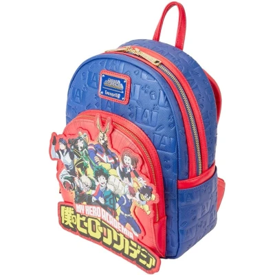 Afbeelding van Loungefly: My Hero Academia Group Debossed Logo Mini Backpack