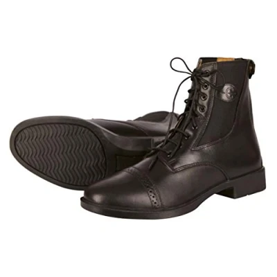 Image de Kerbl Jodhpurs Monaco Lacets Lisse Cuir Noir EU 38