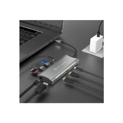 Afbeelding van j5create 4K60 Elite USB C® Triple Monitor 10Gbps Mini Dock