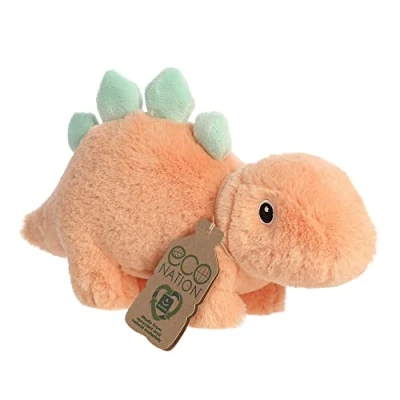 Afbeelding van Aurora Knuffel Eco Nation Stegosaurus Junior 20 Cm Pluche Oranje
