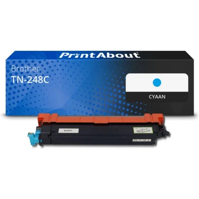Afbeelding van Huismerk Brother TN 248C Toner Cyaan