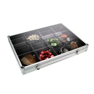 Afbeelding van Safe Safe, Presentatie Display, Alu Midi 12 vaks indeling (87x90) afm: 395x300x45 mm. per st.