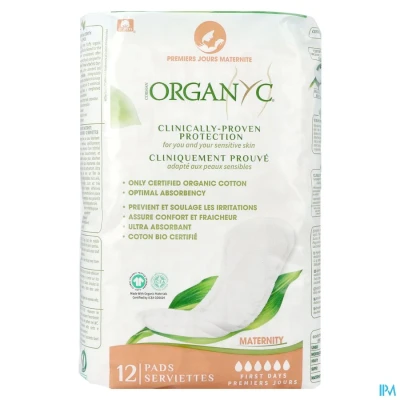 Image de Organyc Serviette Maternite Premiers Jours 12