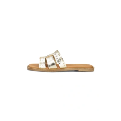 Afbeelding van Notre V Muiltjes, Dames, Maat: 38, Goud Schoenen