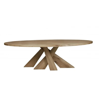 Afbeelding van Vergadertafel Boston breed 200CM diep 115CM bladkleur Kersen Egaal
