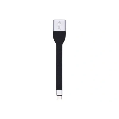 Image de i Tec USB C Flat DP Adapter 4K/60 Hz Câble adaptateur 24 pin (M) pour DisplayPort Thunderbolt 3 11.5 m support 4K noir
