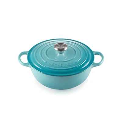Image de LE CREUSET Marmite 26 cm Bleu Caraibes