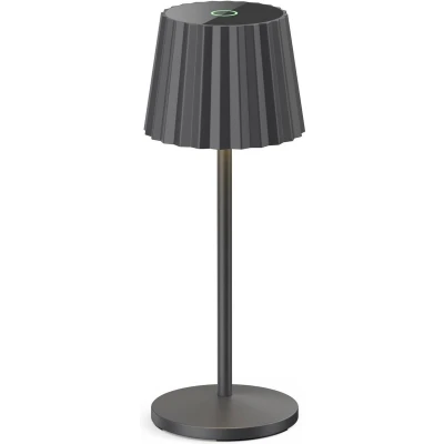 Afbeelding van Lindby Terraslampen met touchdimmer 1licht Gegoten aluminium, kunststof H: 28.5 cm zwart Inclusief lichtbron