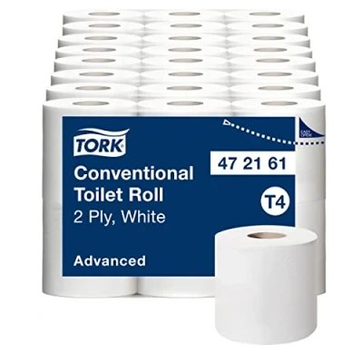 Afbeelding van Toiletpapier Tork T4 advanced 2 laags 200vel wit 472161