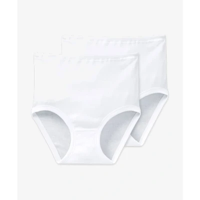 Afbeelding van Schiesser Tailleslip Original Classics 2 pack Wit Maat 38 Ondergoed.nl