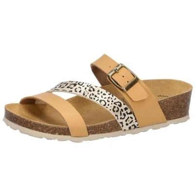 Afbeelding van Lico Natuurlijke pailletten damespantoffels, Beige