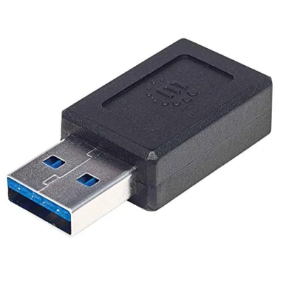 Afbeelding van Manhattan USB 3.2 Gen 2 (USB 3.1 2) Adapter [1x stekker A 3.1) 1x C bus]