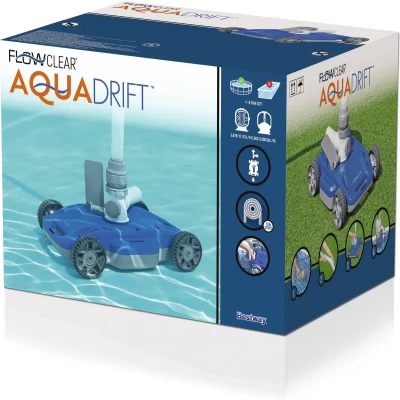 Afbeelding van Bestway Flowclear AquaDrift Automatische Zwembadstofzuiger Blauw Werkt samen met Zwembadpomp Zeer eenvoudig te gebruiken Zwembad Reiniging