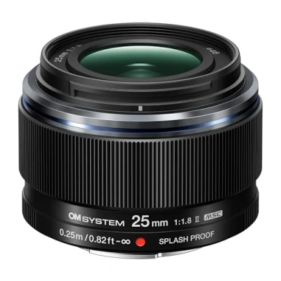 Afbeelding van OM SYSTEM M.Zuiko Digital ED 25mm f/1.8 II Black