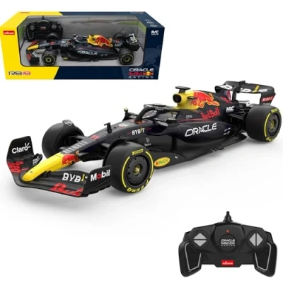 Afbeelding van Oracle Red Bull Racing F1 RC RB18, op afstand bestuurbare auto, schaal 1:18, 2,4 GHz, met officiële licentie, Drive To Survive