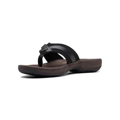 Afbeelding van Clarks Breeze Sea, damestong, zwart/bruin