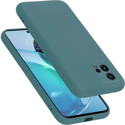 Afbeelding van Cadorabo Hoesje geschikt voor Motorola MOTO G72 in LIQUID GROEN Beschermhoes gemaakt van flexibel TPU silicone Case Cover