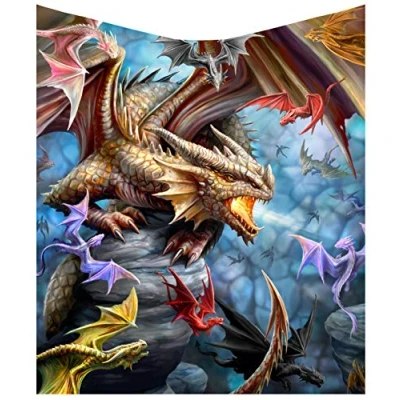 Afbeelding van Nemesis Now Plaid Dragon Clan Multicolours
