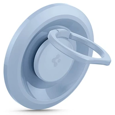Afbeelding van Spigen O Mag Magnetische telefoonring voor MagSafe, 360 rotatie, telefoongrepen, compatibel met iPhone 14 Pro Max, Pro, 14, Plus, 13 en 12 modellen, blauw