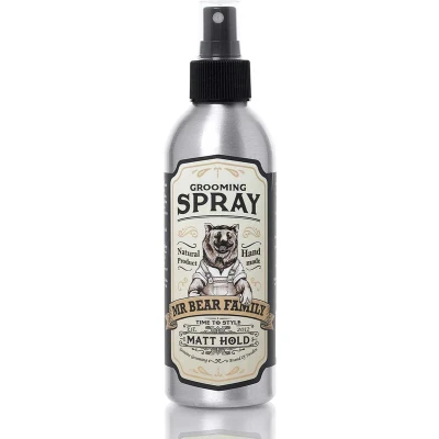 Afbeelding van Mr Bear Family Grooming Spraymatt HOLD Stylingproduct, Heren, Maat: 200 ml,