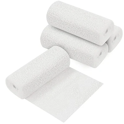 Afbeelding van Belle Vous Model Pleisterdoek Rollen (4 Pak) 15 cm x 4,57 m Gaas Wrap Doek Verband Voor Kunst en Hobby Projecten, Terein Masker Mallen, Lichaam Buik Casting