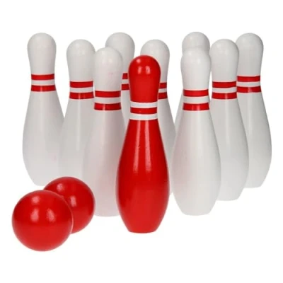 Afbeelding van BS Toys Bowling Kegelspel Actiespel Kinder Speelgoed 3 Jaar 2 tot 4 Spelers 10 Kegels Cadeau kind