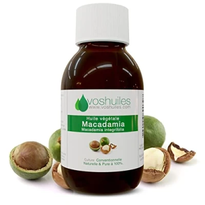 Afbeelding van VOSHUILES.COM HUILES ESSENTIELLES &amp; VEGETALES Macadamia Plantaardige Olie 250 ml