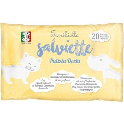 Afbeelding van Ferribiella Wet Wipes For Eyes Hondenverzorging 20 stuks