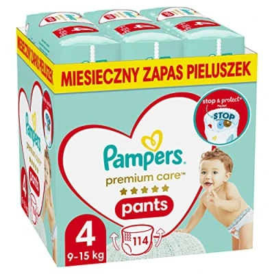 Afbeelding van PAMPERS Premium Broekluiers Maat 4, 9 15kg, 114st