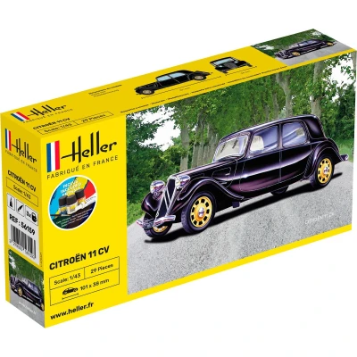 Afbeelding van Heller 1/43 Starter Kit Citroen 11 Cvhel56159 modelbouwsets, hobbybouwspeelgoed voor kinderen, modelverf en accessoires