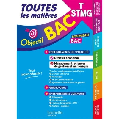 Image de Objectif BAC 2026 Terminale STMG Toutes les matières
