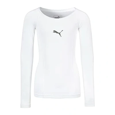 Afbeelding van Puma, Unisex, Sportief shirt, LIGA Baselayer Tee LS Jr 655921 (128), Wit, 128