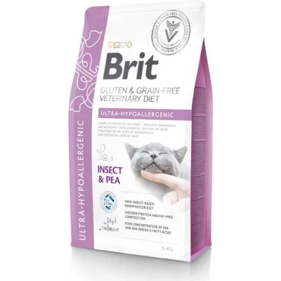 Afbeelding van Brit Care Grainfree Veterinary Diet Cat Ultra Hypoallergenic Insect 5 kg Kat