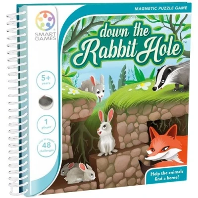Afbeelding van Smart games magnetisch puzzelspel down the rabbit hole