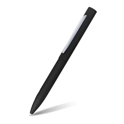 Afbeelding van Online OCTOPEN Hoogwaardige zwarte metalen balpen, verwisselbare vulling met grote capaciteit, schrijfkleur blauw, onuitwisbaar, cadeau idee, 1 stuk (1 stuk)