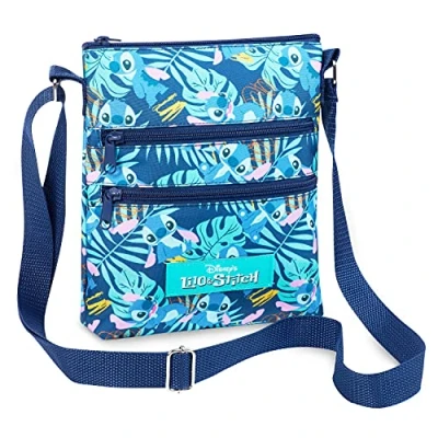Afbeelding van Disney Stitch Handtas voor meisjes en tieners, met verstelbare schouderriem, Blauw