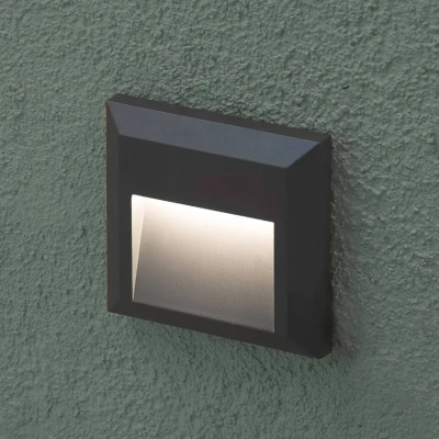 Afbeelding van Grant hoekige LED outdoor wandlamp