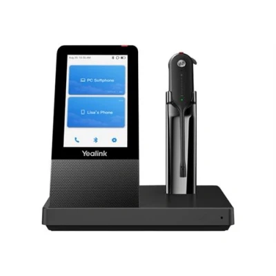 Image de Yealink WH67 Micro casque intra auriculaire convertible DECT / Bluetooth sans fil Certifié pour Microsoft Teams