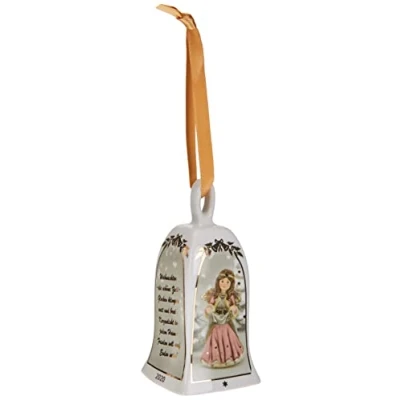 Afbeelding van Goebel® Kerst Kersthanger &quot;Jaarbel 2020&quot; Ornament, Porselein, 8cm