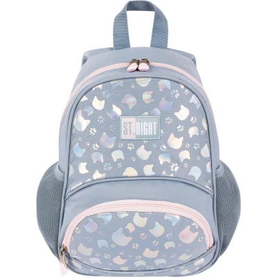 Afbeelding van St.Right gymtas rugzak schooltas 32x22x11,5 cm kat poes mini