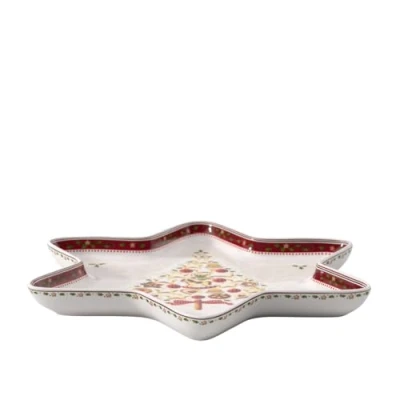 Afbeelding van Villeroy &amp; Boch Winter Bakery Delight Schaal Ster groot 37,5x33cm