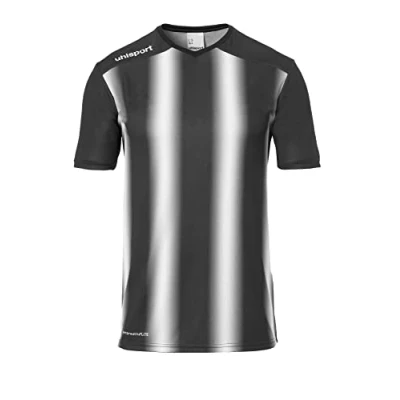 Afbeelding van Uhlsport Stripe 2.0 Shirt Korte Mouw Heren Zwart / Wit Maat: 3XL